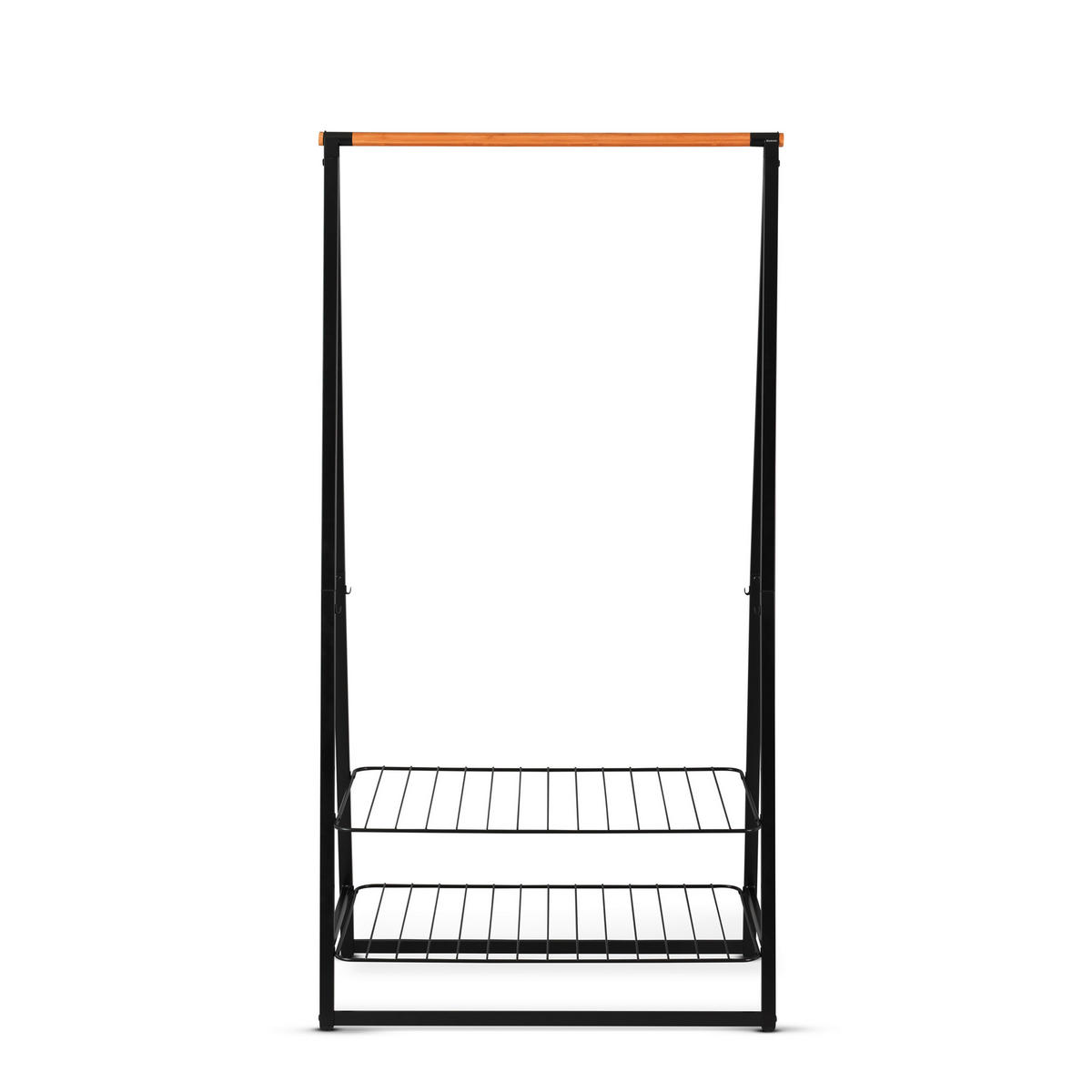KLEIDERSTÄNDER in Schwarz 60/99,5/16 cm   - Schwarz, Basics, Metall (60/99,5/16cm) - Brabantia