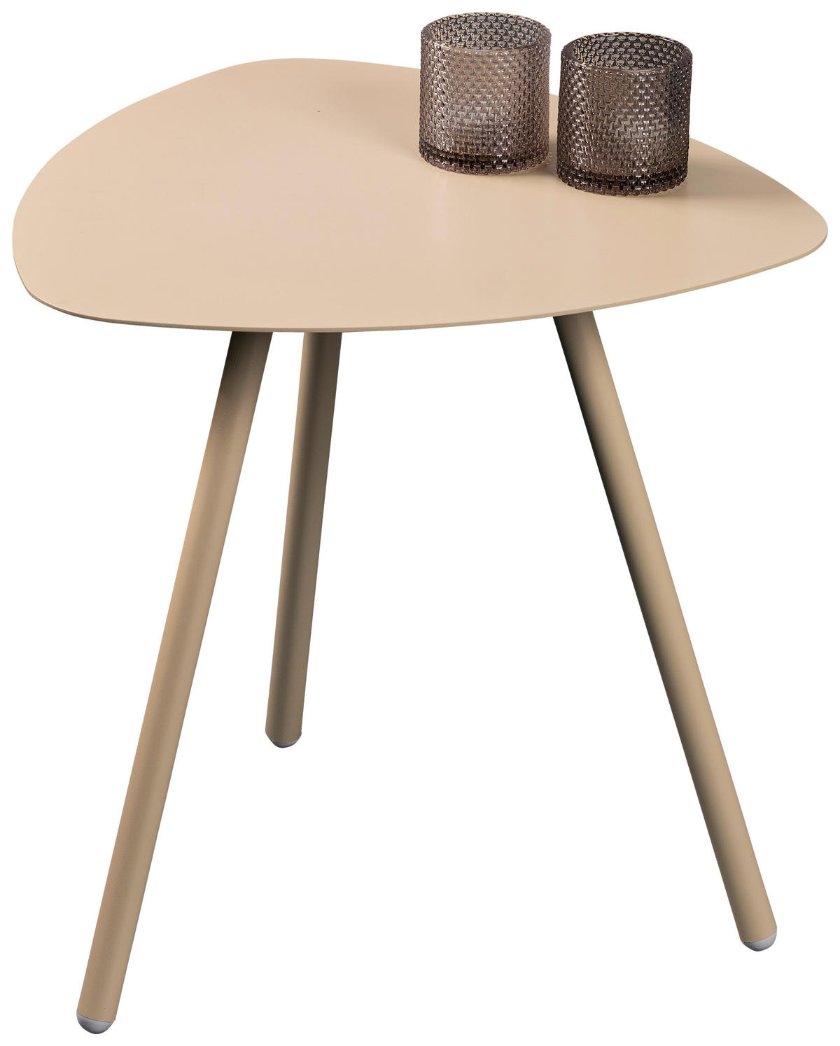 BEISTELLTISCH 50/50/50 cm Creme  - Creme, Design, Metall (50/50/50cm) - Xora