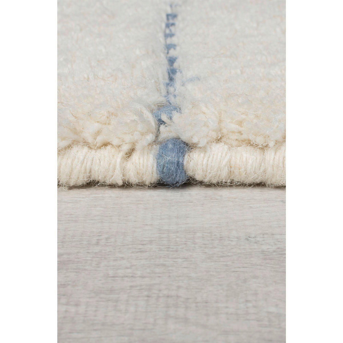 HANDWEBTEPPICH 120/170 cm DOTTIE GEOMETRIC Blau  - Blau, KONVENTIONELL, Textil (120/170cm) - Xora
