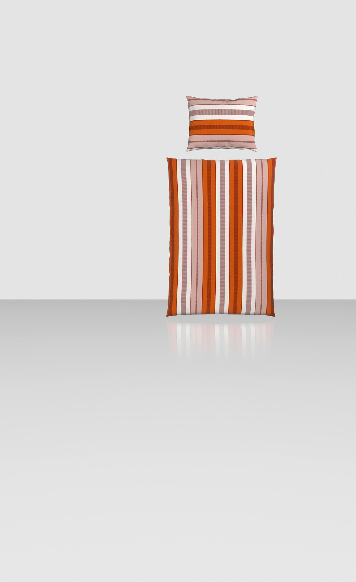PÅSLAKANSET 2-teilig Mavie satin 150/210 cm  - orange, Basics, textil (150/210cm) - Novel