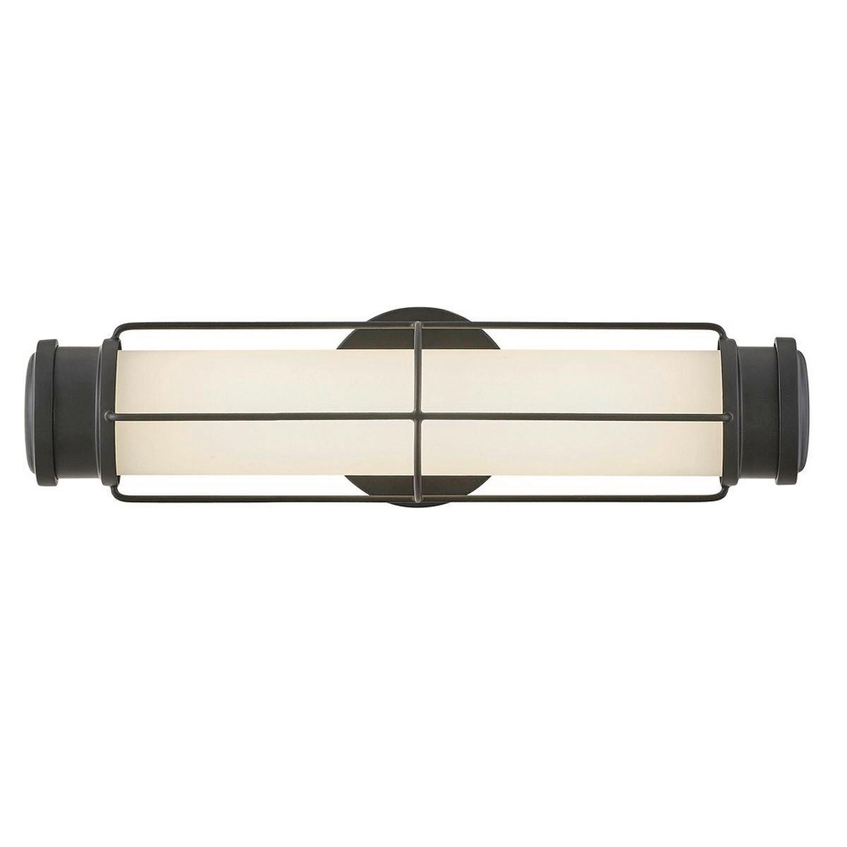 LED-WANDLEUCHTE Hinkley 11,4/43,2/13 cm  - Schwarz, Design, Glas/Metall (11,4/43,2/13cm) - Elstead Lighting