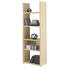 REGAL Sandfarben - Sandfarben/Grau, Design, Holz/Kunststoff (56/184/29cm) - CARRYHOME
