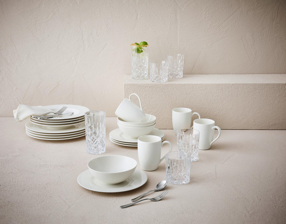 KOMBINOVANI SERVIS    20 delova  - bela, Konvencionalno, keramika (16,0/16,0/18,0cm) - Villeroy & Boch