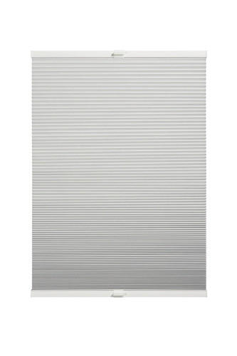PLISSÉ FÖR MÖRKLÄGGNING vit 130/100 cm