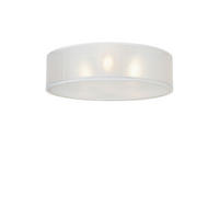 DECKENLEUCHTE  45/15 cm    - Weiß, Design, Naturmaterialien (45/15cm) - Markslöjd