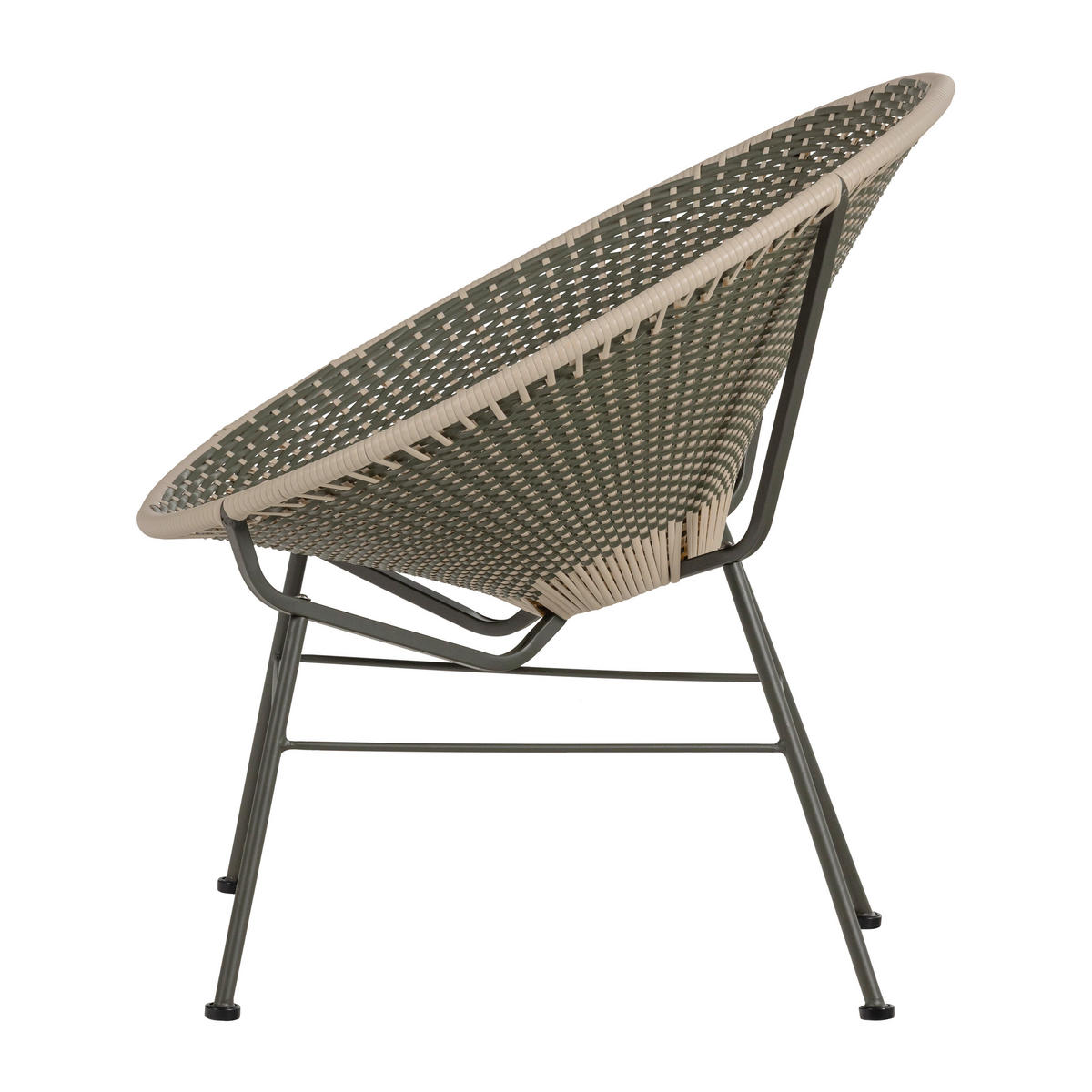 GARTENSESSEL Metall, Kunststoff Grün  - Grün, MODERN, Kunststoff/Metall (73/81/71cm) - Livetastic