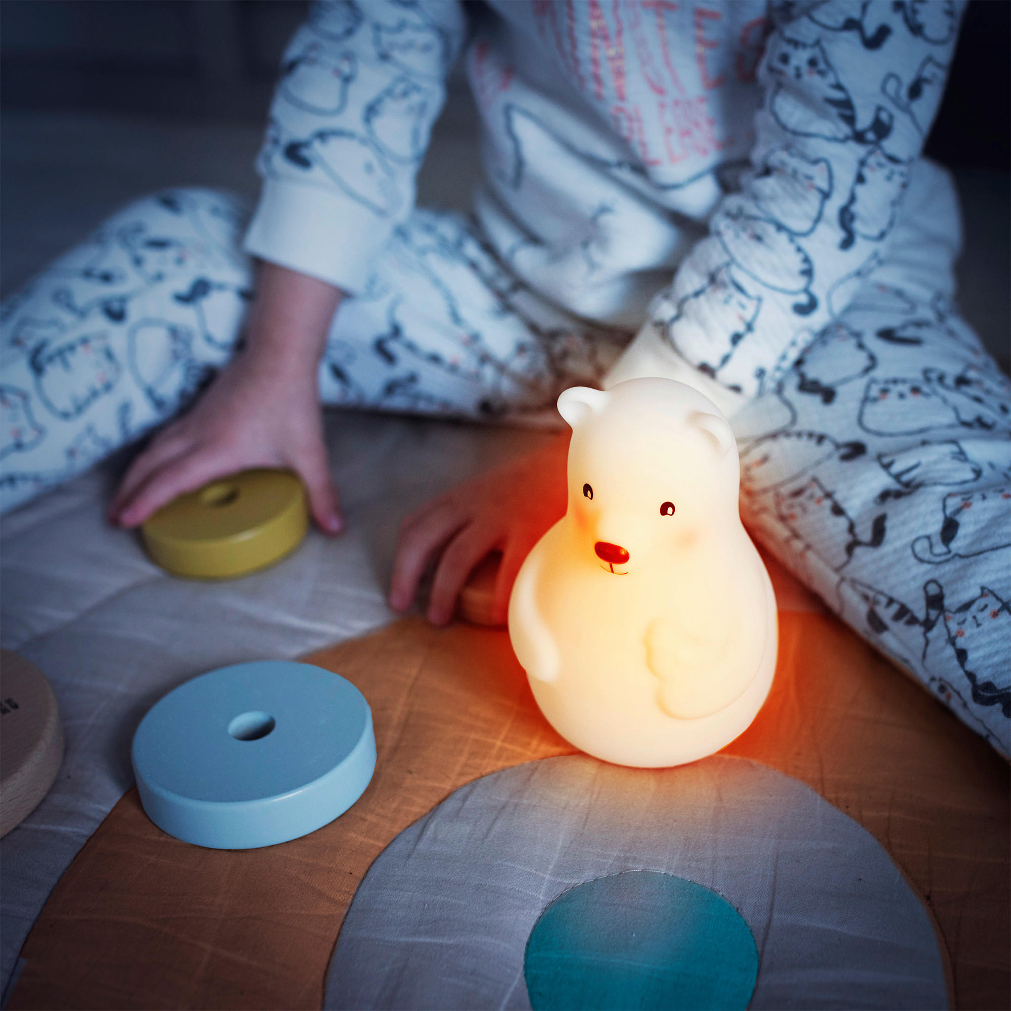 KINDER-NACHTLICHT 12/12/24 cm   - Weiß, Basics, Kunststoff (12/12/24cm) - Angelcare