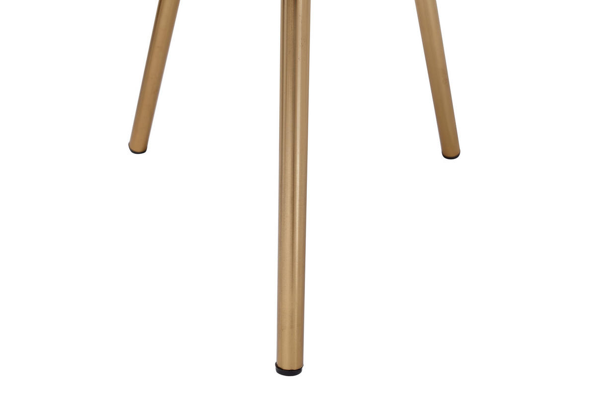 ODKLÁDACÍ STOLEK, barvy zlata, starorůžová - starorůžová/barvy zlata, Design, kov (41/48,5cm) - MID.YOU