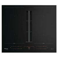 KOCHFELD-DUNSTABZUG-KOMBI HEH6443BSCWF1  - Schwarz, Basics, Glas/Metall (60/23,3/52cm) - Hisense