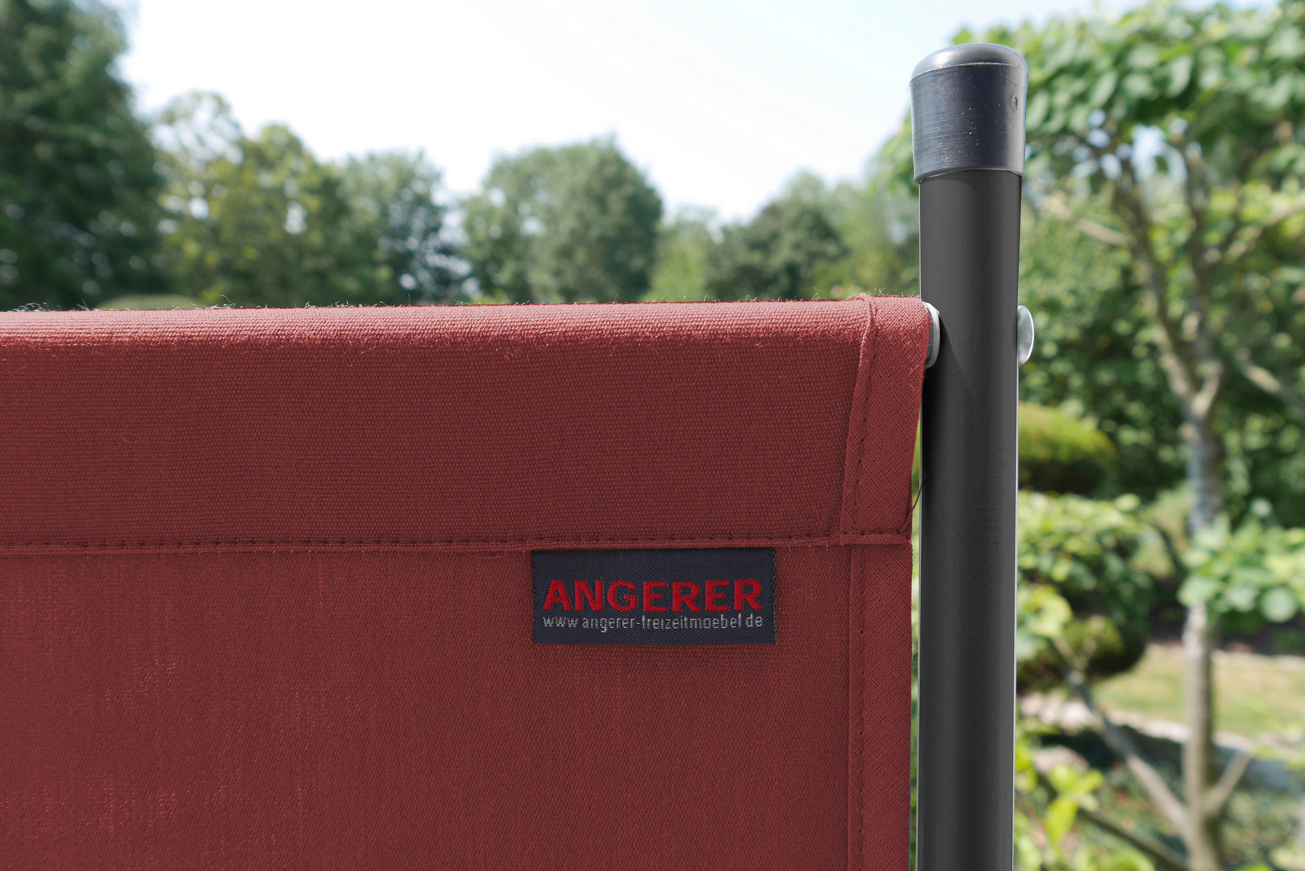 Thumbnail - Boxxx Sichtschutz, Grau, Bordeaux, Metall, Textil, 165x165x51 cm, Sonnen- & Sichtschutz, Sichtschutz Garten, Paravents o...