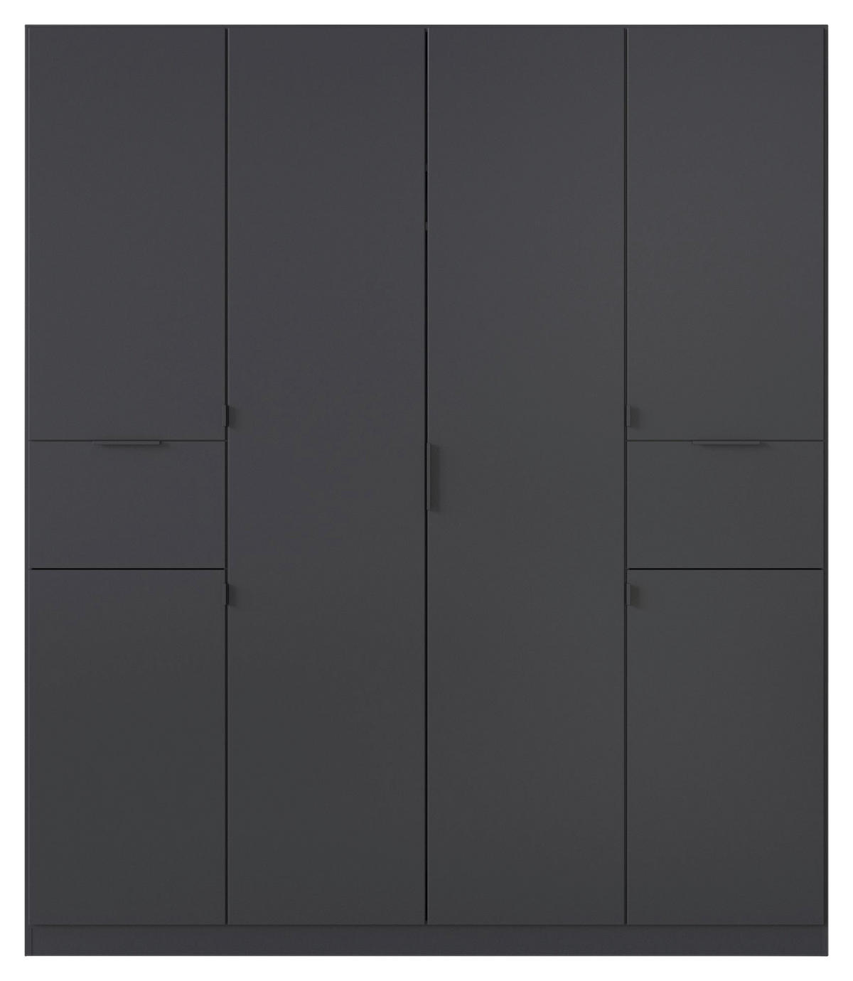 DREHTÜRENSCHRANK in Grau  - Grau, Modern, Holzwerkstoff/Metall (181/210/54cm) - Rauch Möbel