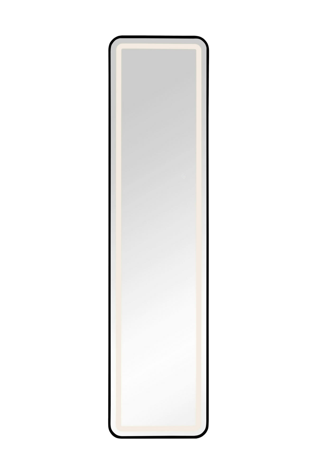 STANDSPIEGEL 50/155/4,5 cm, Schwarz  - Schwarz, Basics, Glas/Metall (50/155/4,5cm)