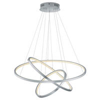 LED SVJETILJKA VISEĆA AARON  - boje nikla, Basics, metal (80/150cm)
