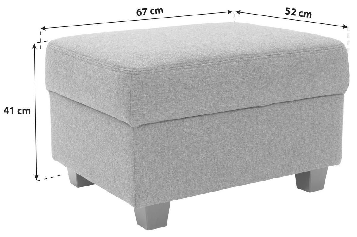 HOCKER Lederlook Schwarz  - Wengefarben/Schwarz, Design, Holz/Textil (67/41/52cm) - MID.YOU