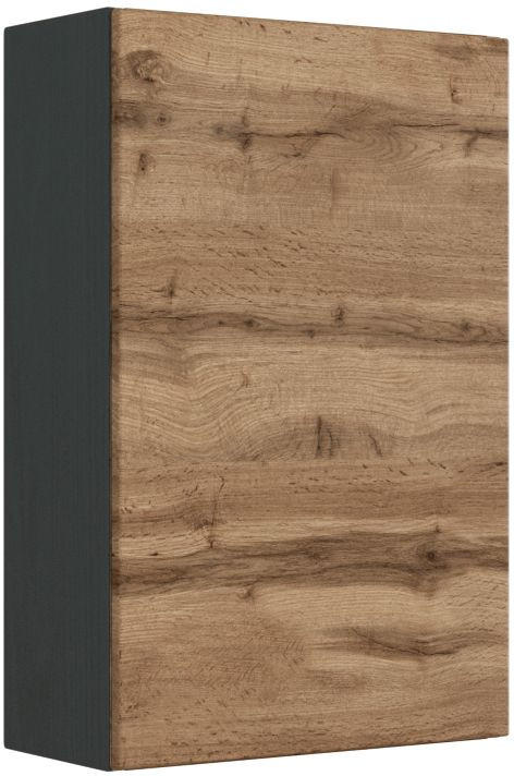 HÄNGESCHRANK 40/64/20 cm  - Eiche Wotan/Grau, Design, Holzwerkstoff (40/64/20cm) - Held
