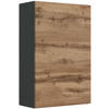 HÄNGESCHRANK 40/64/20 cm  - Eiche Wotan/Grau, Design, Holzwerkstoff (40/64/20cm) - Held