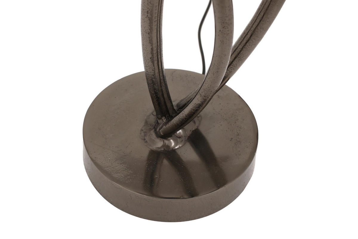 TISCHLEUCHTE 16/28/52 cm   - Schwarz, Trend, Kunststoff/Metall (16/28/52cm) - Kayoom