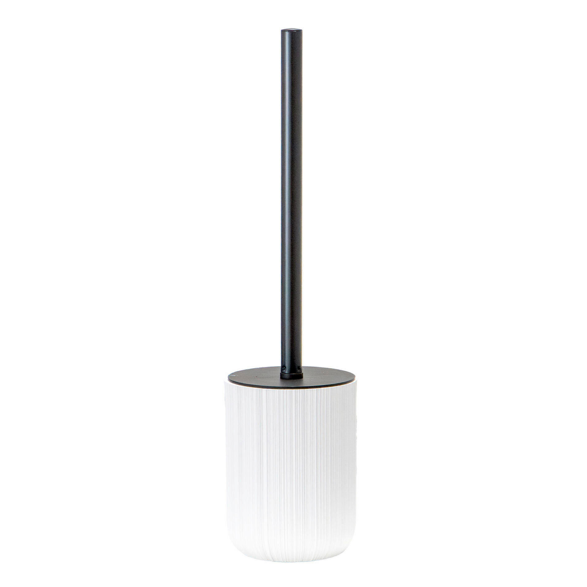 WC-KEFE fém, műanyag  műanyag   - fehér, Basics, műanyag/fém (9,7/35cm)