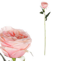 RŮŽE 70 cm - oranžová/pink, Basics, textil (70cm)