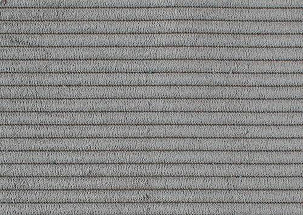RELAXLIEGE in Cord Grau  - Schwarz/Grau, Design, Textil/Metall (80/54-113/158-198cm) - Pure Home Lifestyle