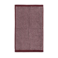 GÄSTETUCH TIMELESS TONE STRIPES Aubergine 30/50 cm  - Aubergine, Basics, Textil (30/50cm) - Marc O'Polo