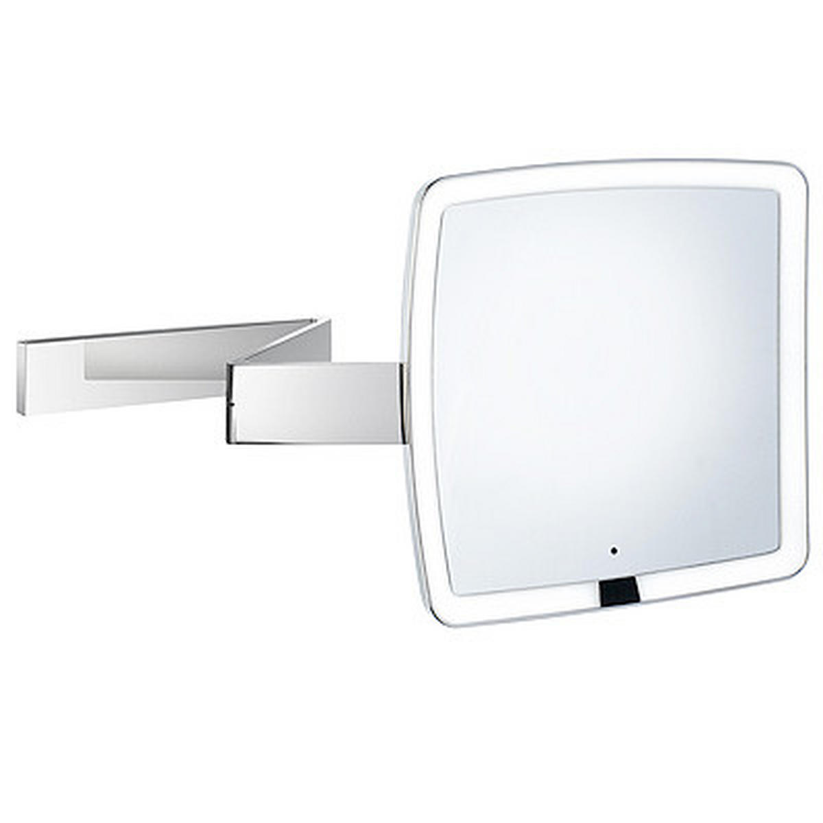 KOSMETICKÉ ZRCADLO, 20/20/38 cm - barvy chromu, Basics, kov/plast (20/20/38cm) - Smedbo