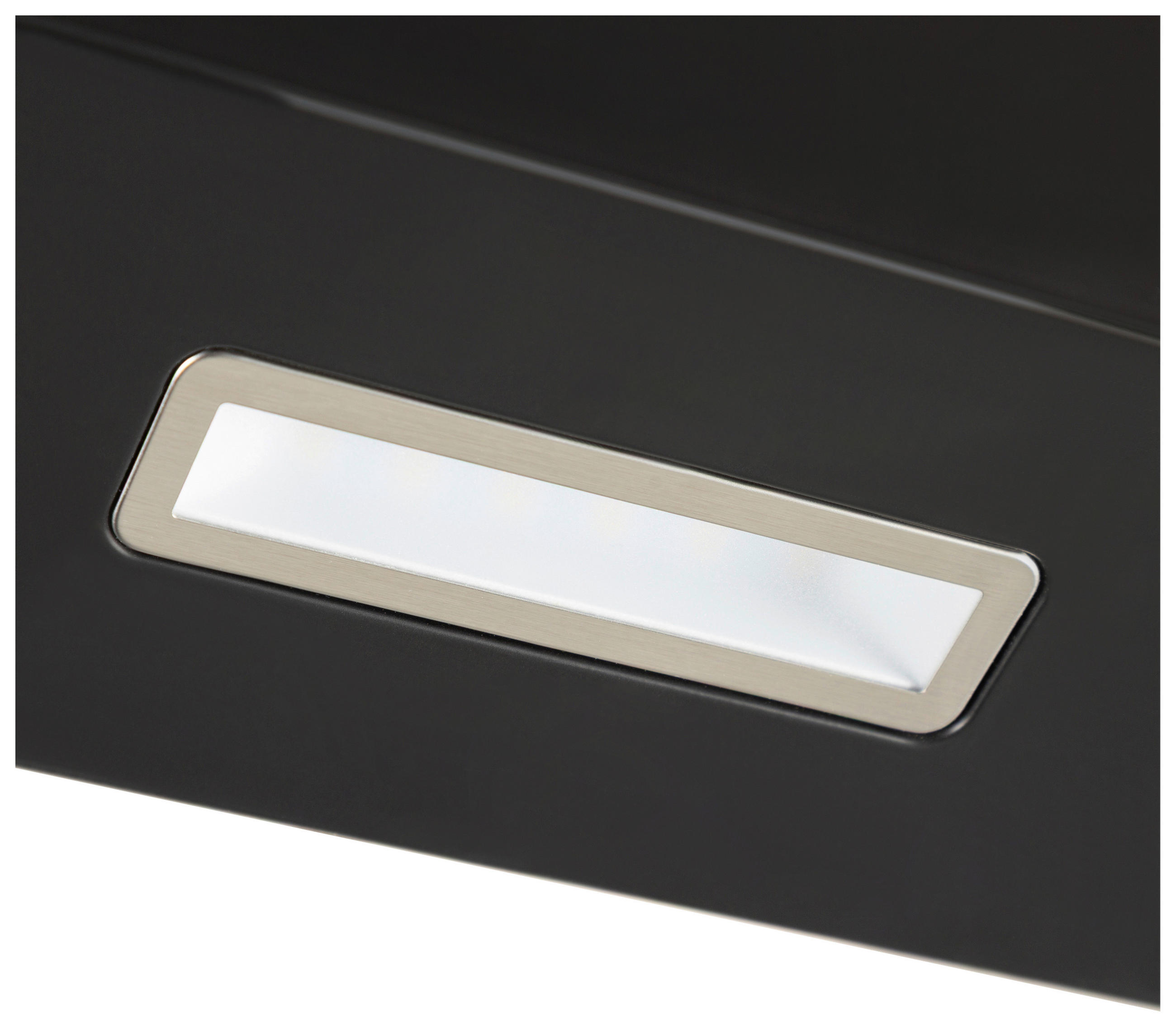 Thumbnail - Mican Dunstabzugshaube, Schwarz, Metall, Glas, 60x60.5-88.5x31.5 cm, Arbeitsplatzbeleuchtung, Küchen, Küchenelektrogerät...