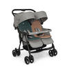 ZWILLINGSWAGEN Aire Twin  - Dunkelgrün/Koralle, Basics, Textil/Metall (78/102/70cm) - Joie