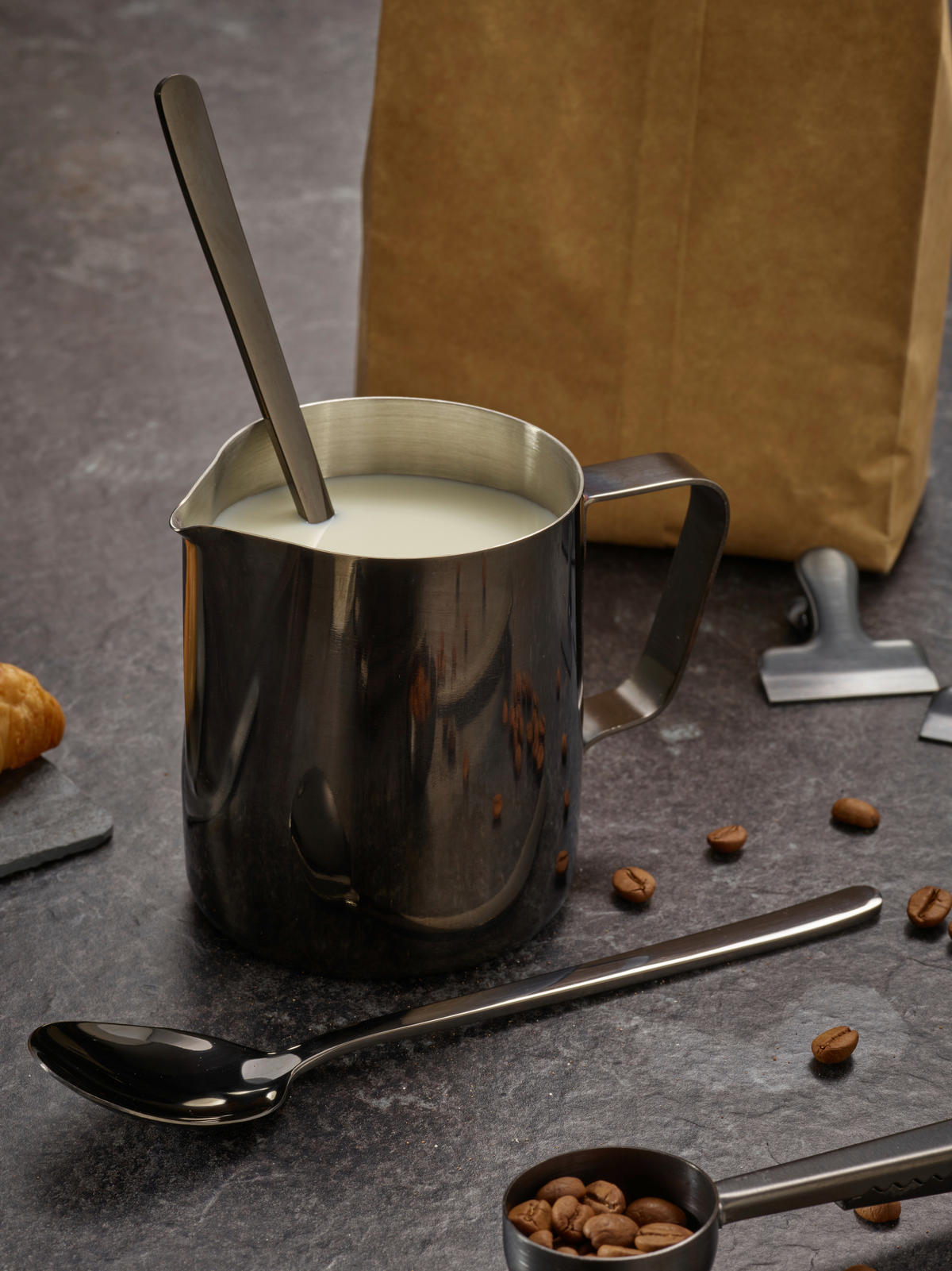 KAFFEESET 23-teilig  - Schwarz, Design, Metall (10,5cm) - Echtwerk
