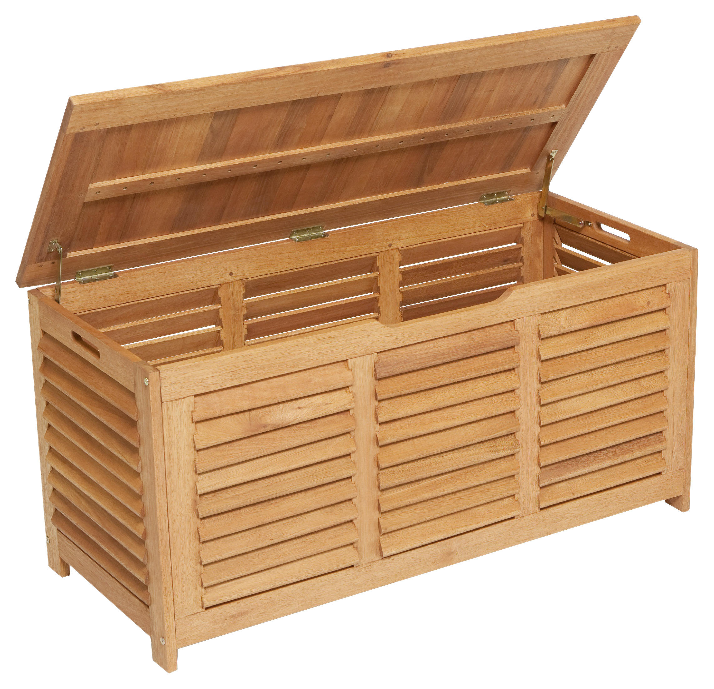 KISSENBOX 123/62/54 cm  - Naturfarben, KONVENTIONELL, Holz (123/62/54cm) - Gardenson
