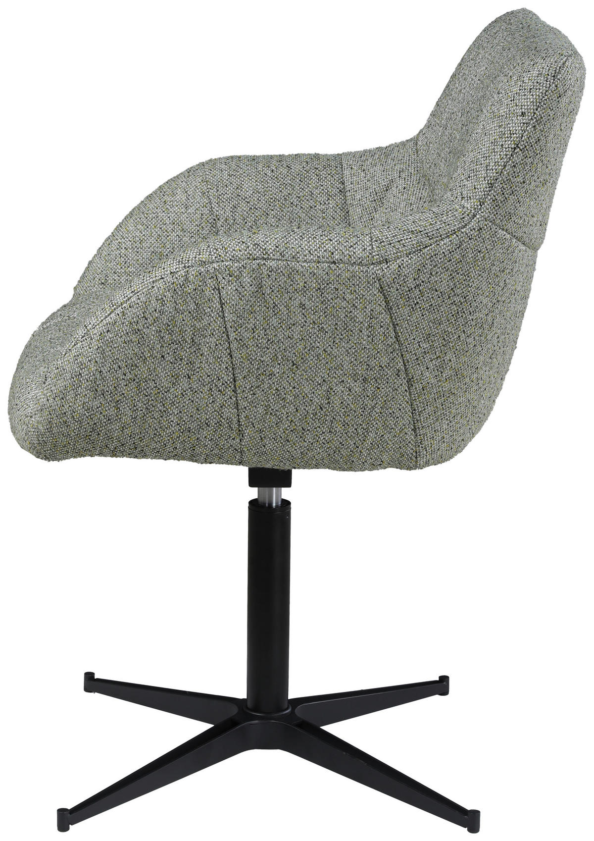 KAROSSZÉK zöld, fekete  - fekete/zöld, Design, textil/fém (63/85/66cm) - Novel