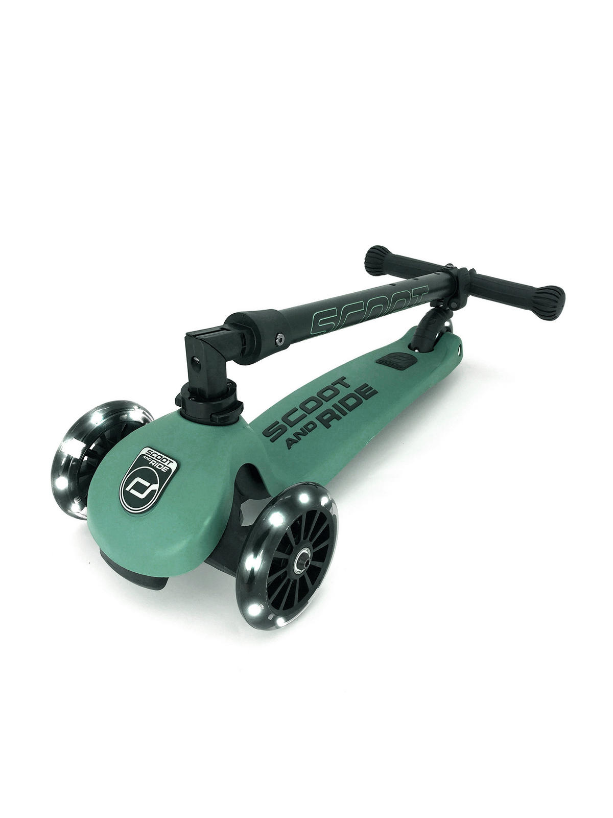 Kinderscooter Highwaykick 3  - Dunkelgrün, Trend, Kunststoff/Metall (24/72cm) - Scoot and Ride
