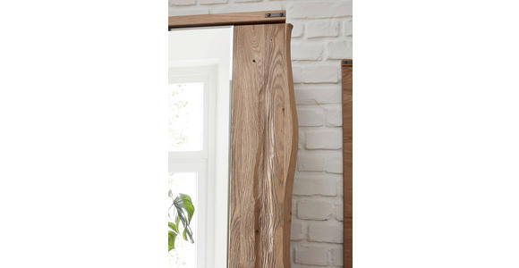 GARDEROBENSCHRANK 65/205/41 cm  - Eichefarben/Nickelfarben, Natur, Holz/Holzwerkstoff (65/205/41cm) - Linea Natura