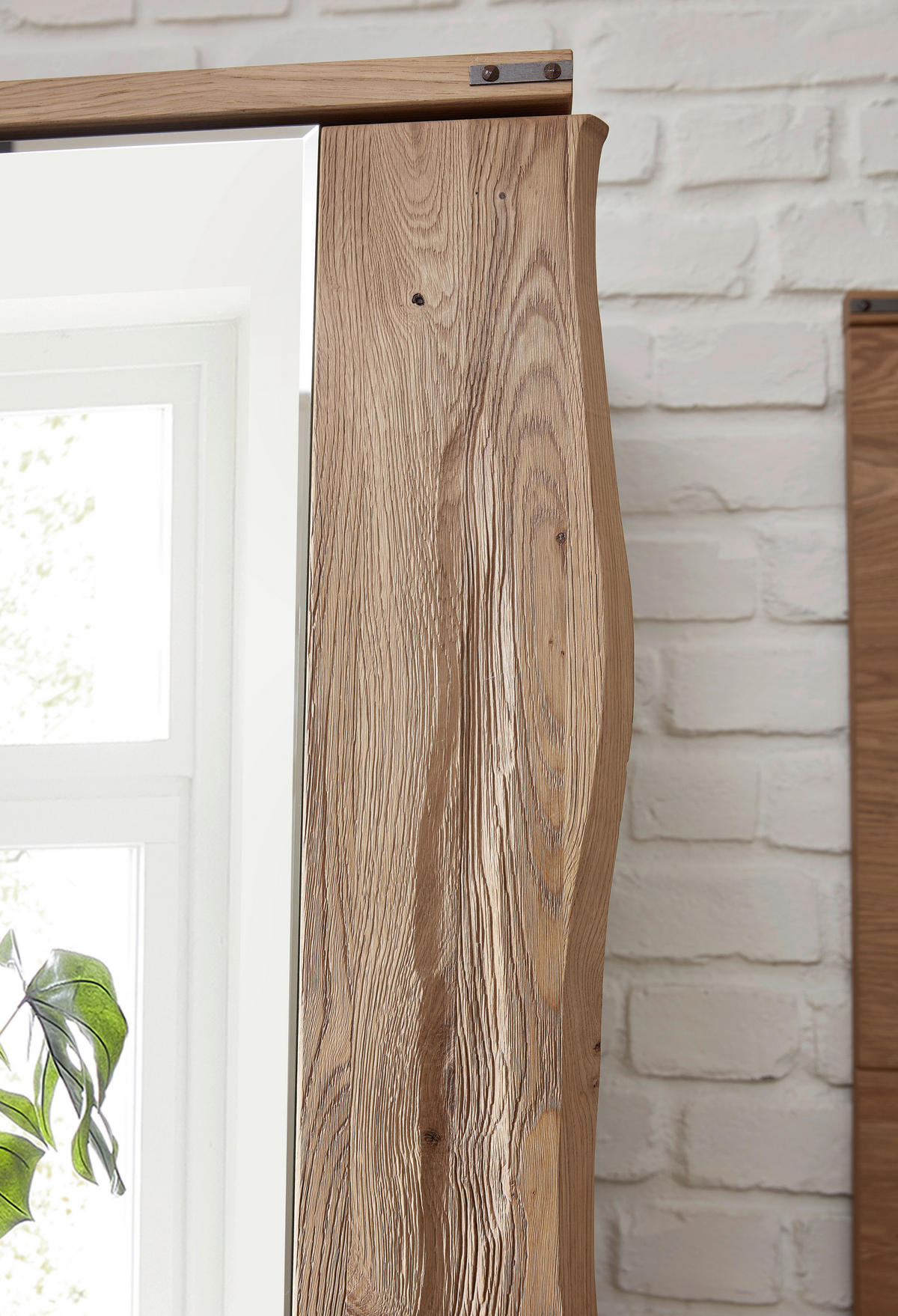 GARDEROBE  in 265/205/41 cm  - Eichefarben, Natur, Holz/Textil (265/205/41cm) - Linea Natura