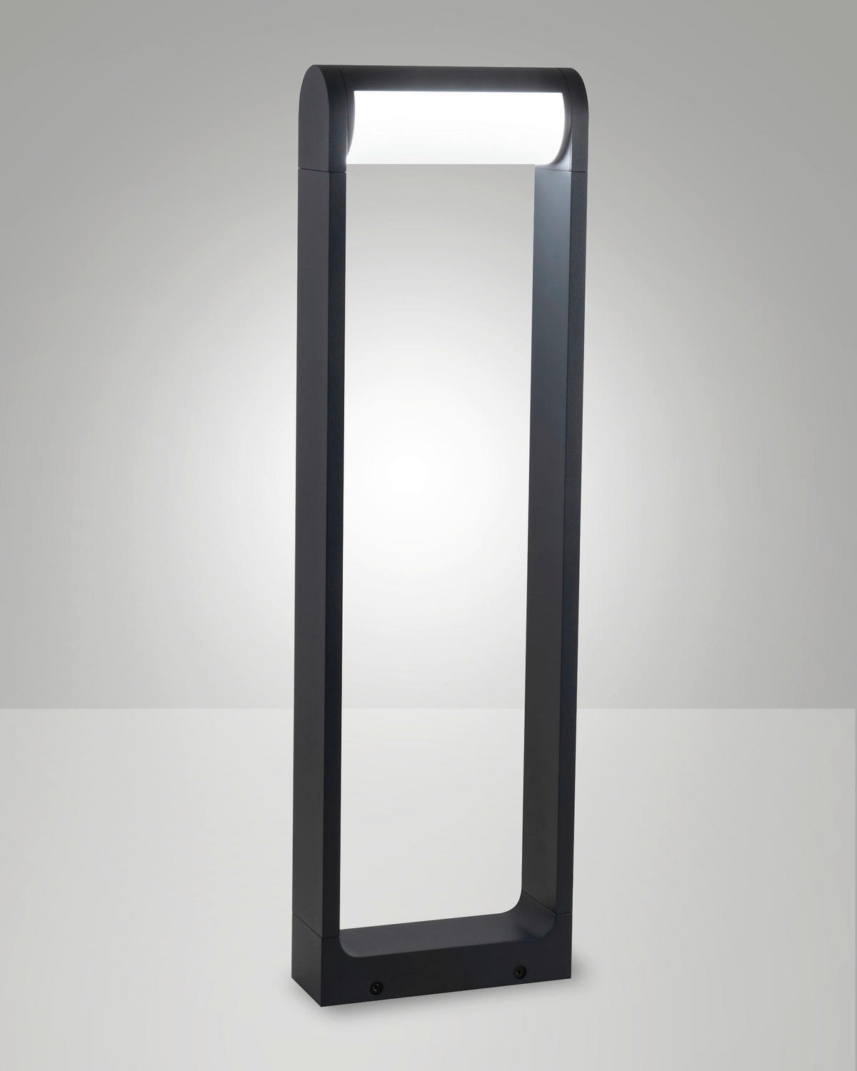 SPOLJNA PODNA SVETILJKA Wild  - tamnosiva/bela, Dizajnerski, metal/plastika (17.5/6,5/60cm)