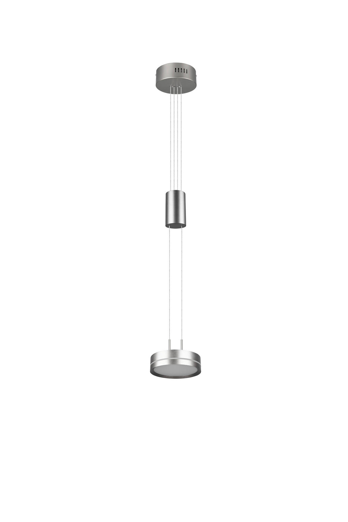 LED-HÄNGLAMPA 14/150 cm  - nickelfärgad, Basics, metall (14/150cm) - Trio Leuchten