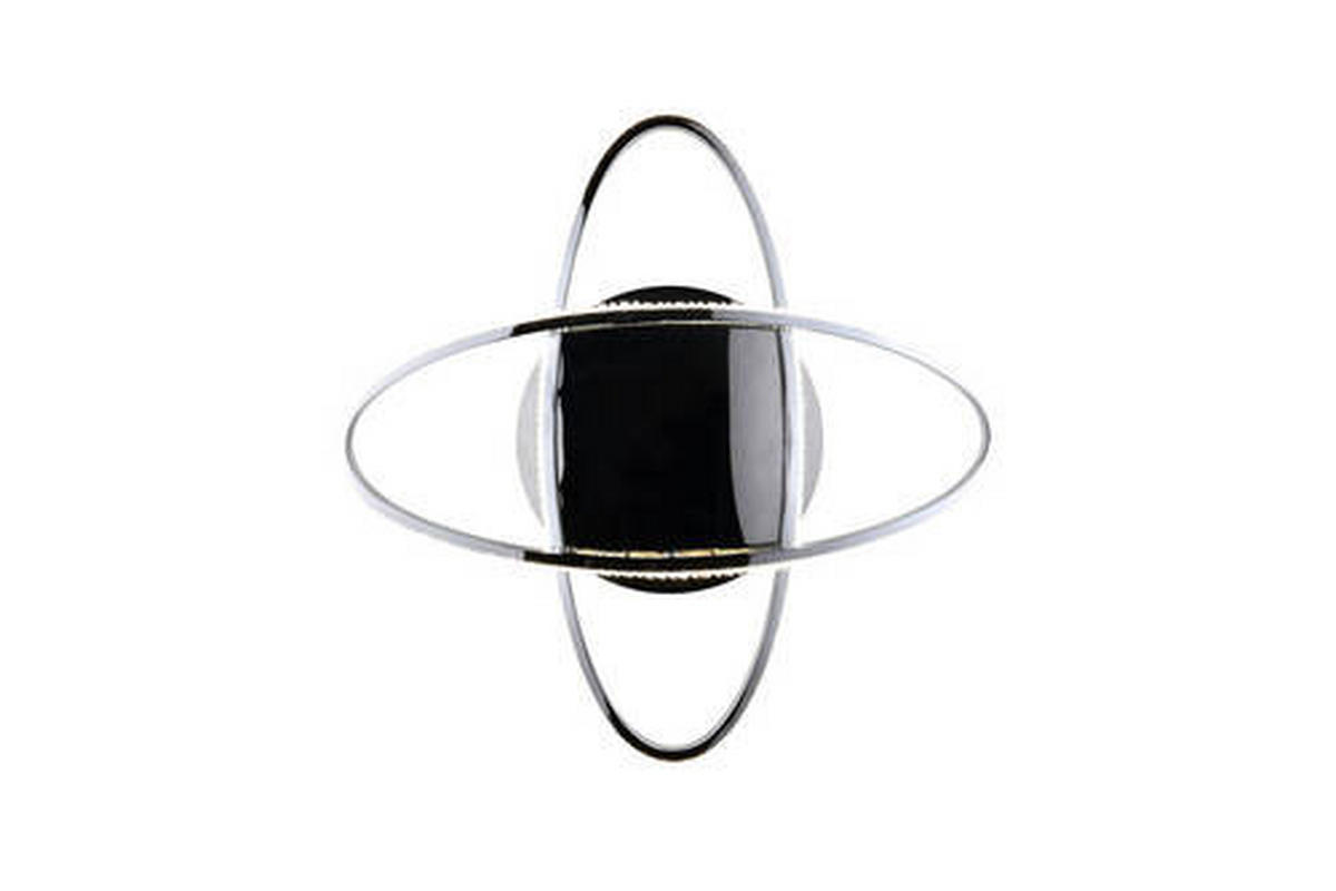 STROPNÉ LED SVIETIDLO, 58/9 cm  - chrómová, Konventionell, kov (58/9cm)