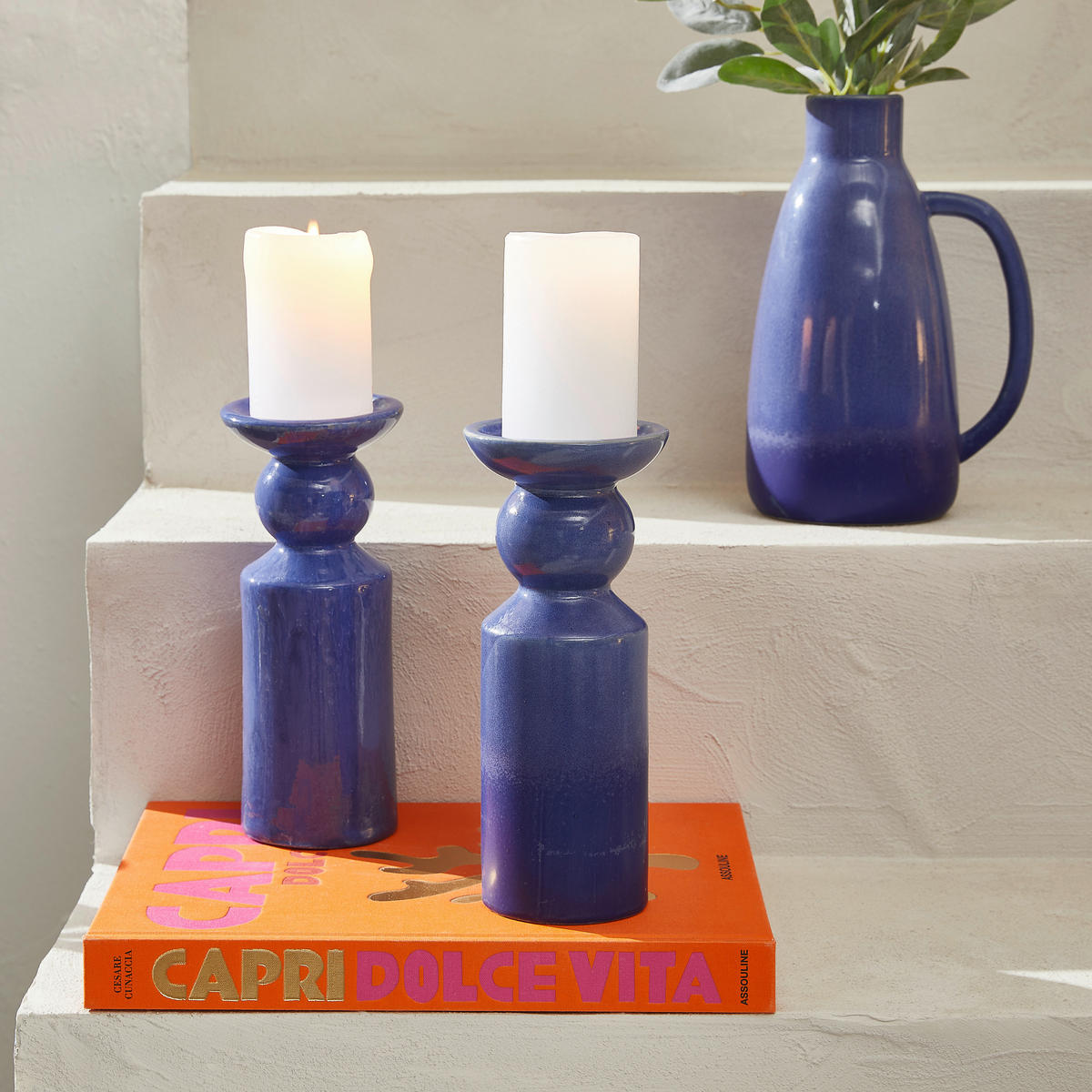 KERZENHALTER - Basics, Keramik (10/10/23cm) - Boltze Home