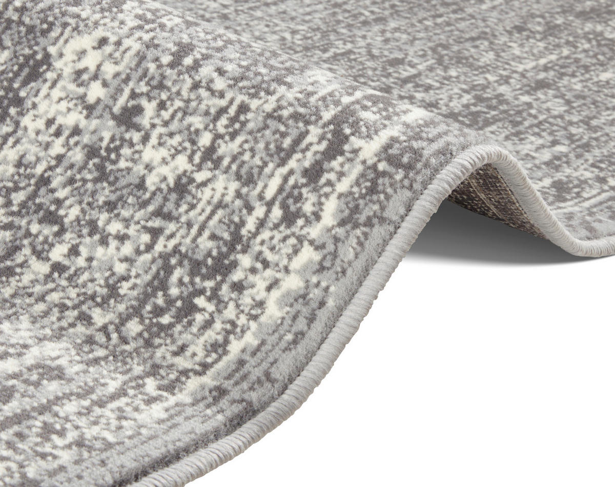 VINTAGE-TEPPICH 200/290 cm Celebration Creme, Grau  - Creme/Grau, Design, Kunststoff/Textil (200/290cm)