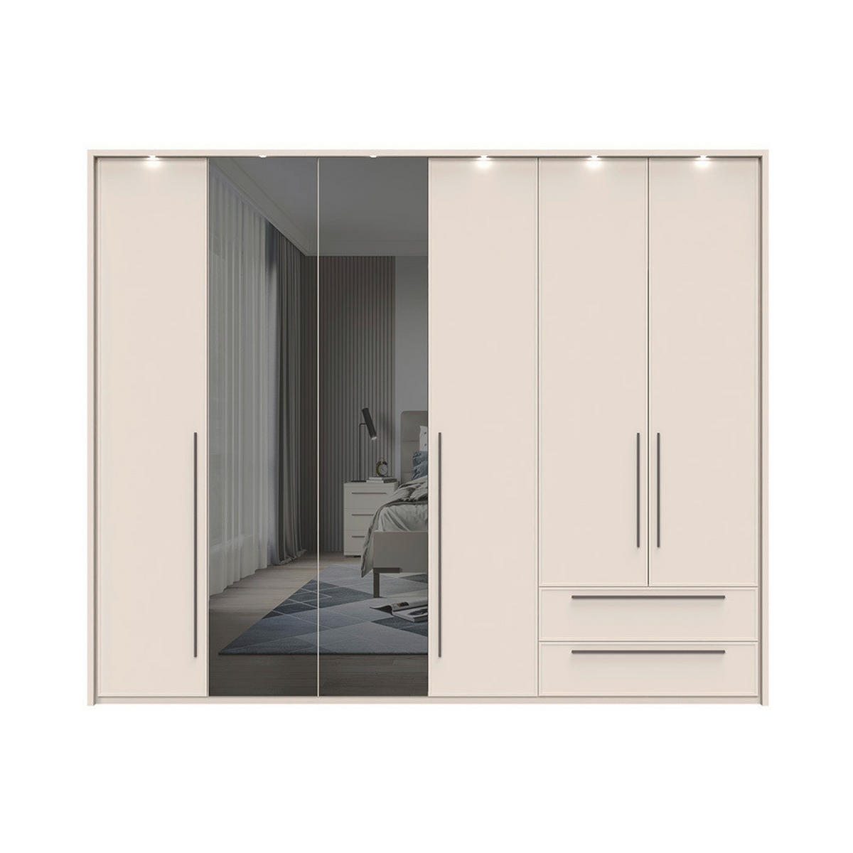 ORMAR SA KLASIČNIM VRATIMA  277/226/60 cm  - Dizajnerski, metal/pločasti materijal (277/226/60cm)