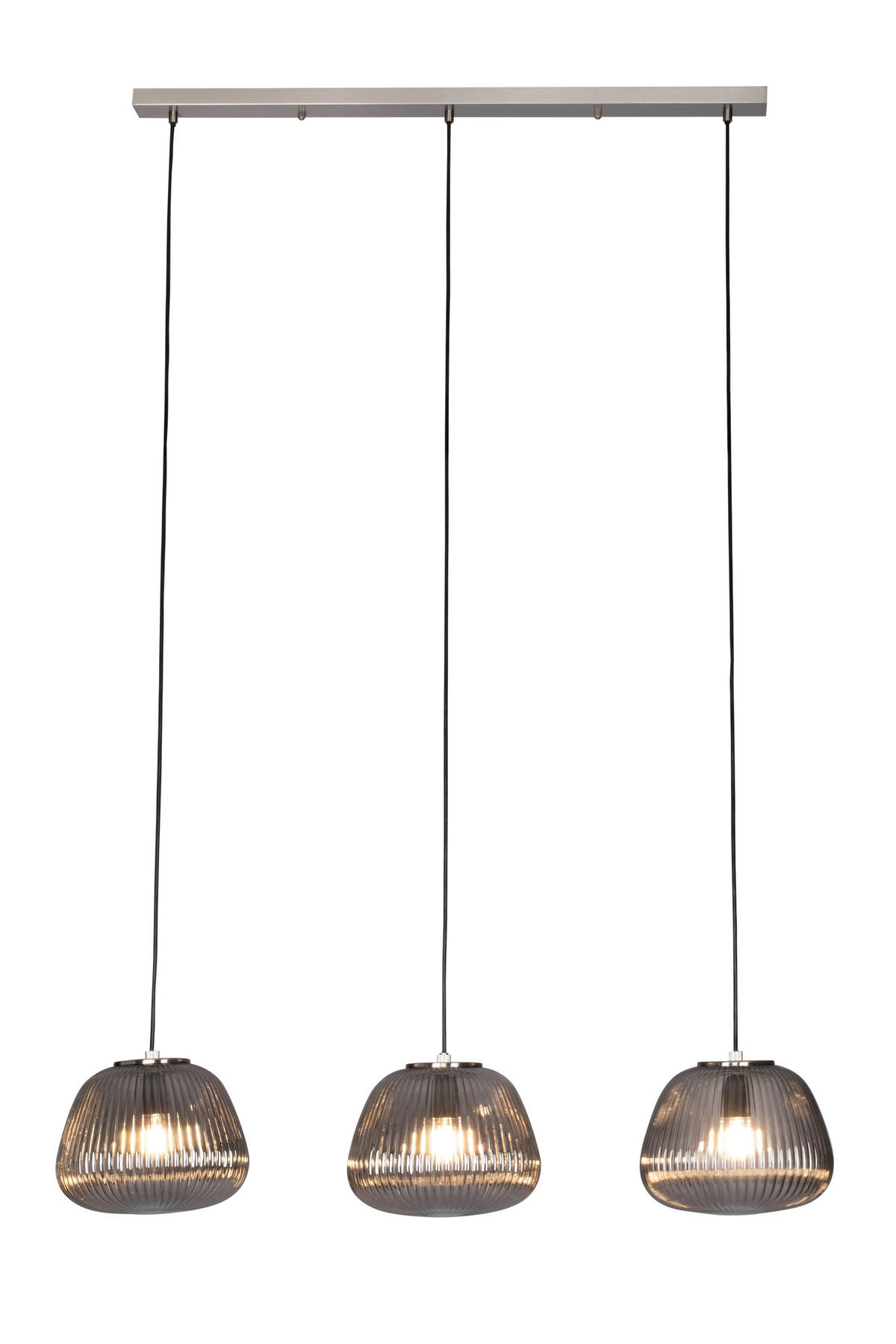 ZÁVESNÉ SVIETIDLO, 95/25/150 cm  - chrómová, Lifestyle, sklo (95/25/150cm) - Dieter Knoll