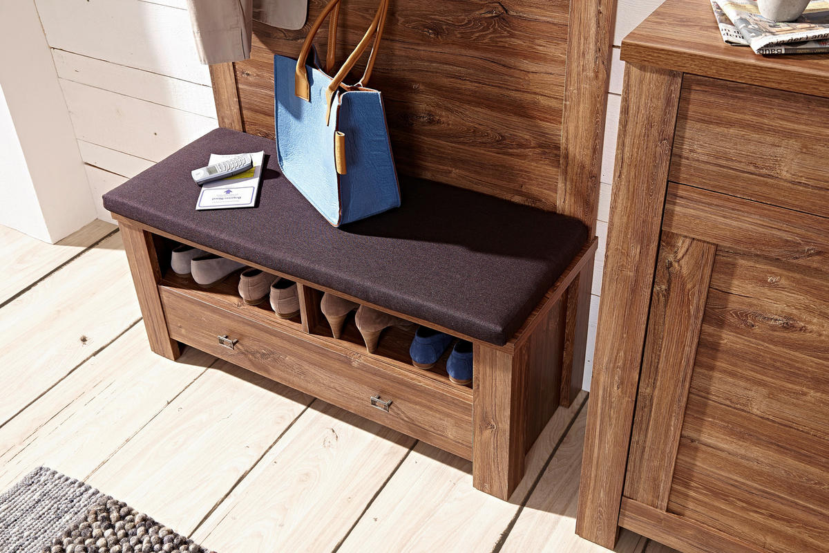 GARDEROBENSCHRANK  in 65/200/40 cm  - Akaziefarben/Nickelfarben, LIFESTYLE, Holzwerkstoff/Metall (65/200/40cm) - Landscape