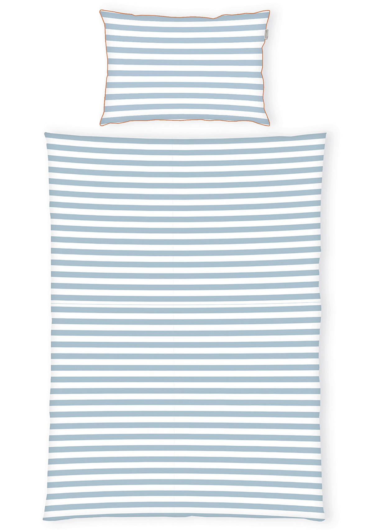 BABYBETTWÄSCHE Perkal 100/135 cm  - Gelb/Hellblau, Basics, Textil (100/135cm) - Herding