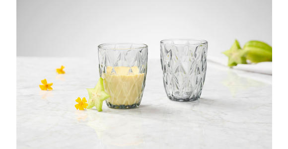 TRINKGLAS 260 ml  - Grau, Basics, Glas (8/10cm) - Novel