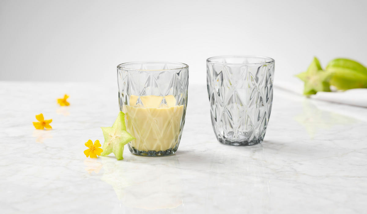 DRICKSGLAS 260 ml  - grå, Basics, glas (8/10cm) - Novel