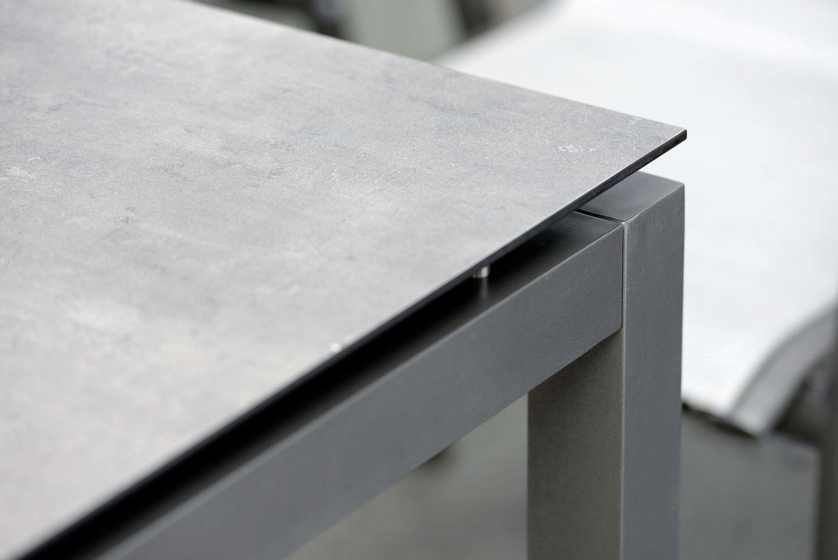 TISCHPLATTE 200/100/1,3 cm Kunststoff  - Grau, Design, Kunststoff (200/100/1,3cm) - Stern