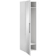 GARDEROBE  in 216/200/47 cm  - Weiß/Eiche Artisan, MODERN, Glas/Holzwerkstoff (216/200/47cm) - Voleo