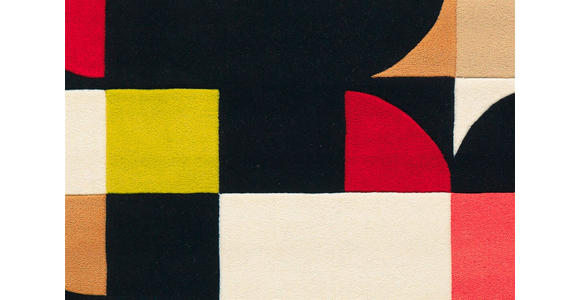 FLACHWEBETEPPICH 170/240 cm Multicolor, Schwarz  - Multicolor/Schwarz, Basics, Textil (170/240cm) - Novel