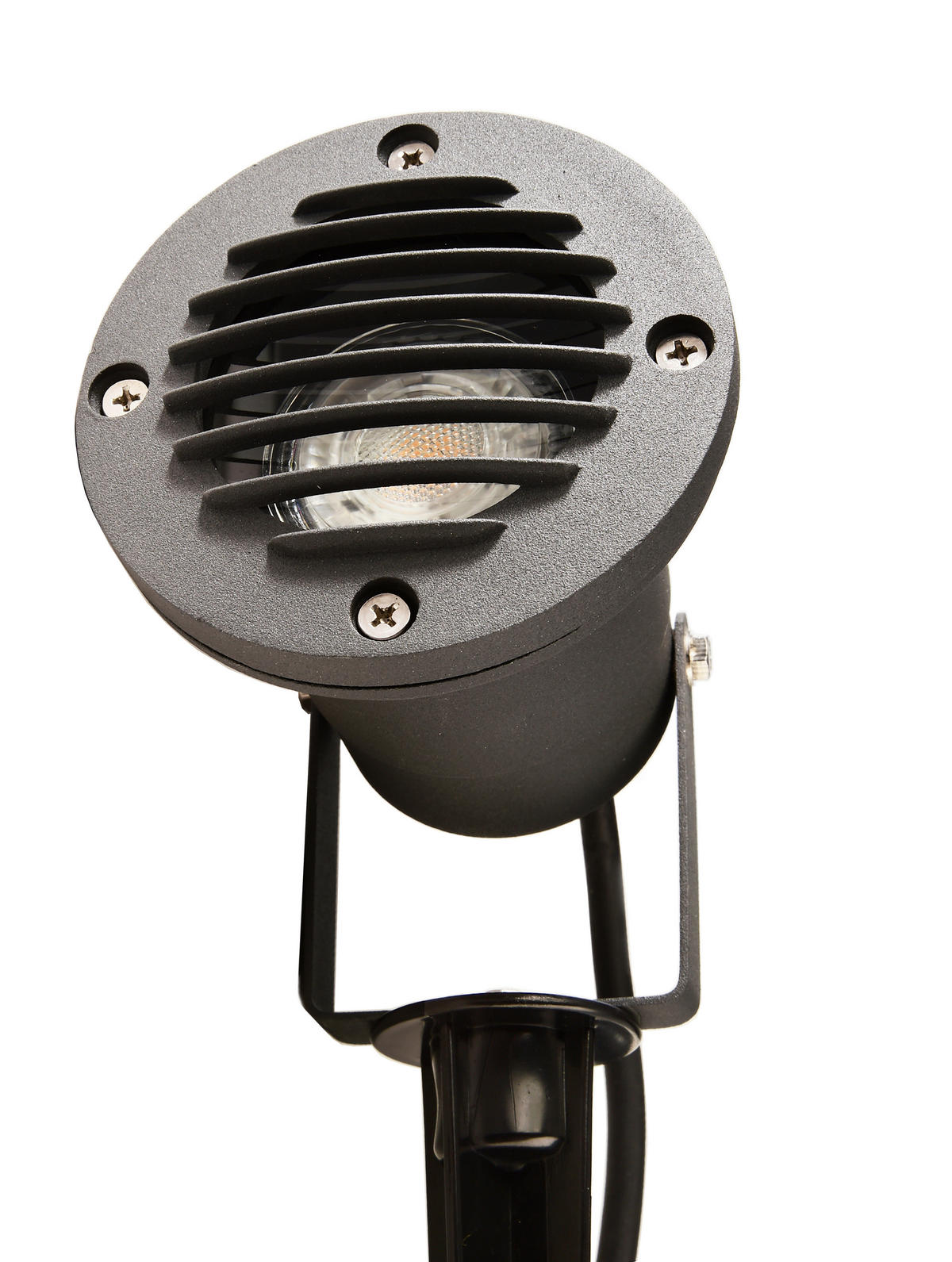 AUßENLEUCHTE Spiky 10/35 cm   - Schwarz, KONVENTIONELL, Metall (10/35cm)