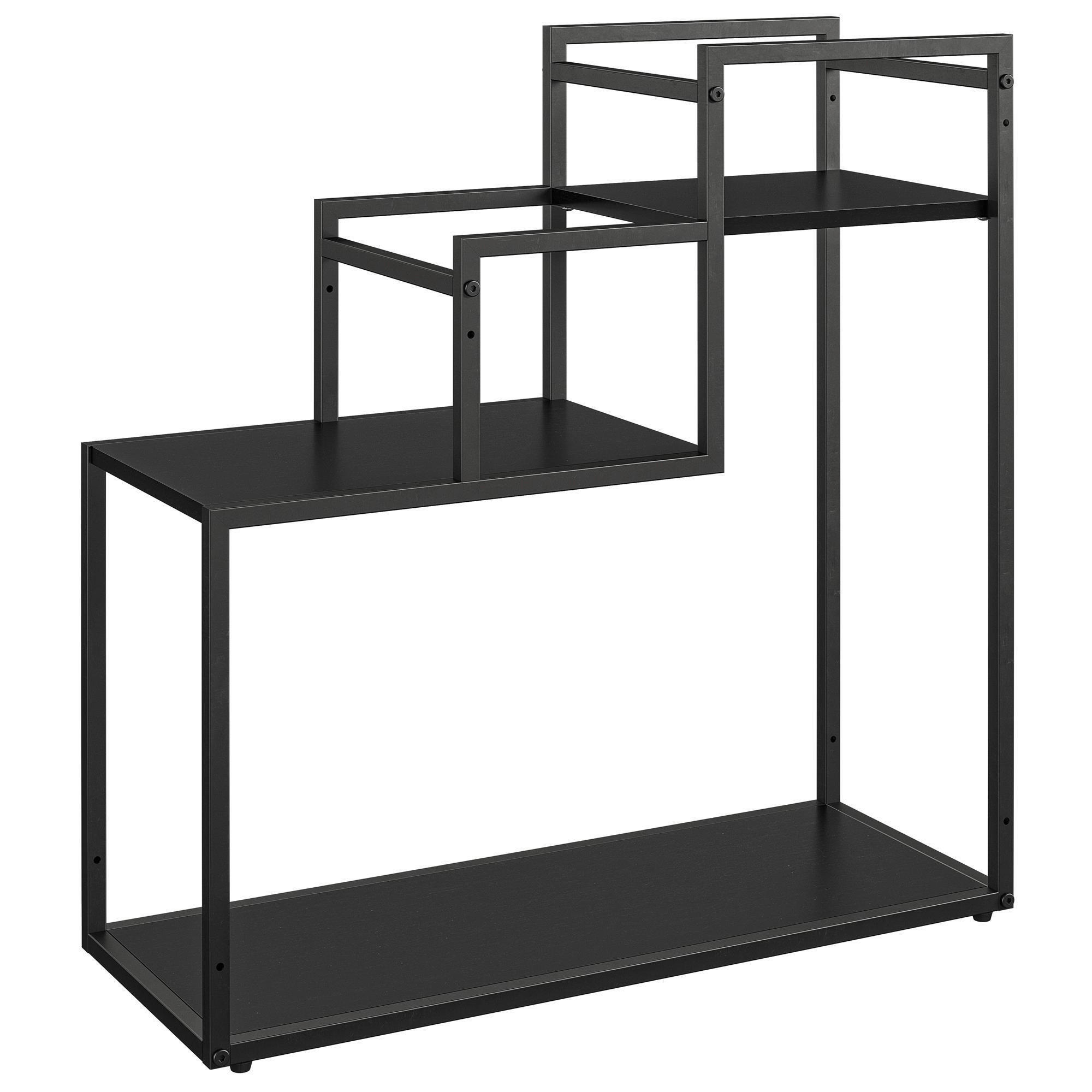 BLUMENSTÄNDER Metall  - Schwarz, Design, Metall (58/58/23cm) - MID.YOU